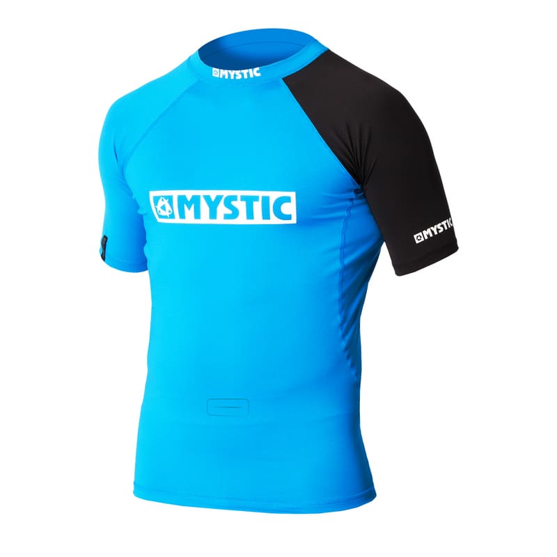 Red Mystic Chest Logo Short-Sleeve Rash Vest 2020 